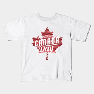 Happy Canada Day Maple Leaf Design Special Canada Independence Celebration Design - lght Kids T-Shirt